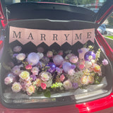 Centrepiece, proposal, Marry me, bouquet, wedding, wedding bouquet