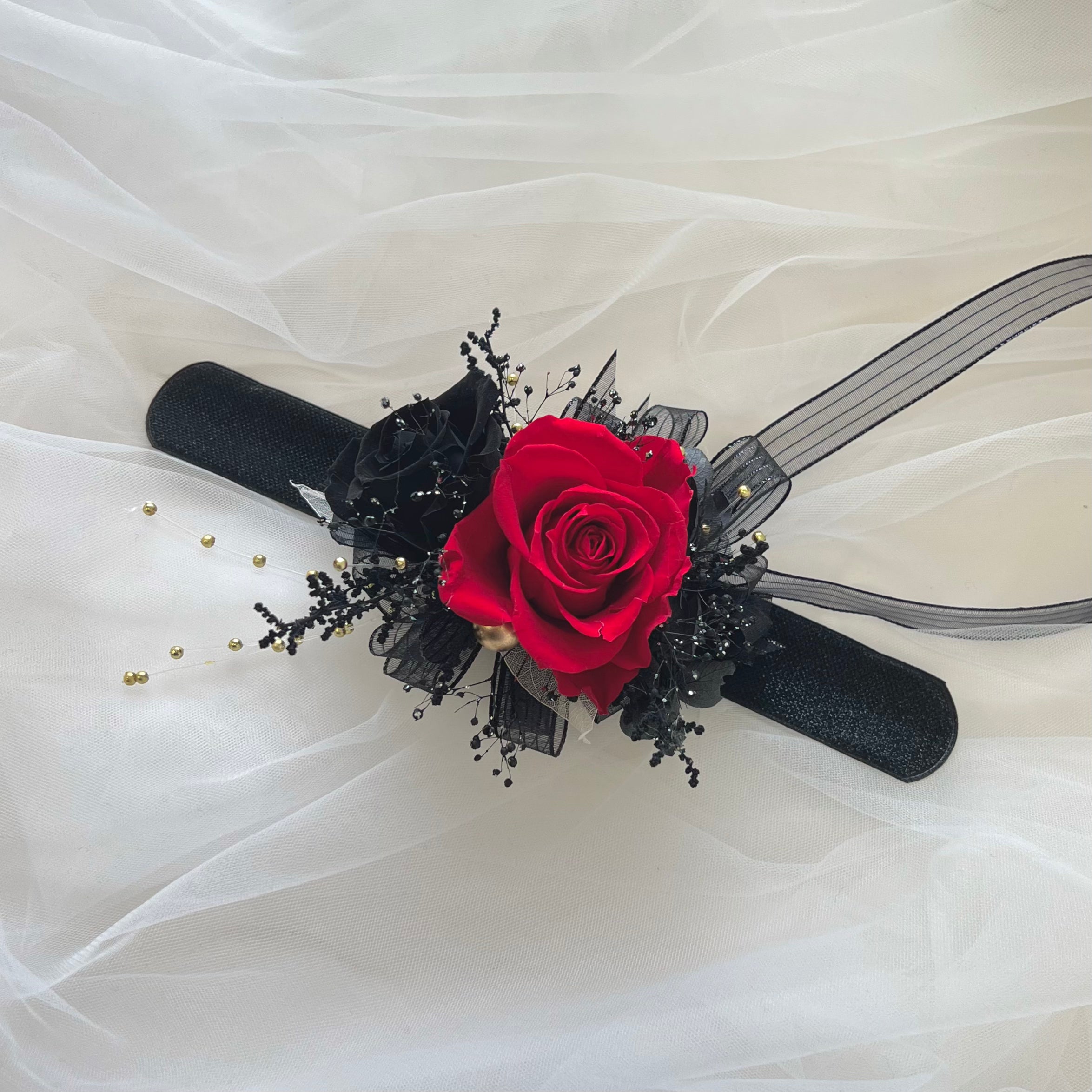 vancouverflowershop, freshbouquet, fresh, roses, freshflowers vancouver, preservedflower, soapflower, Preserved Flower Corsage, prom, 밴쿠버꽃집
