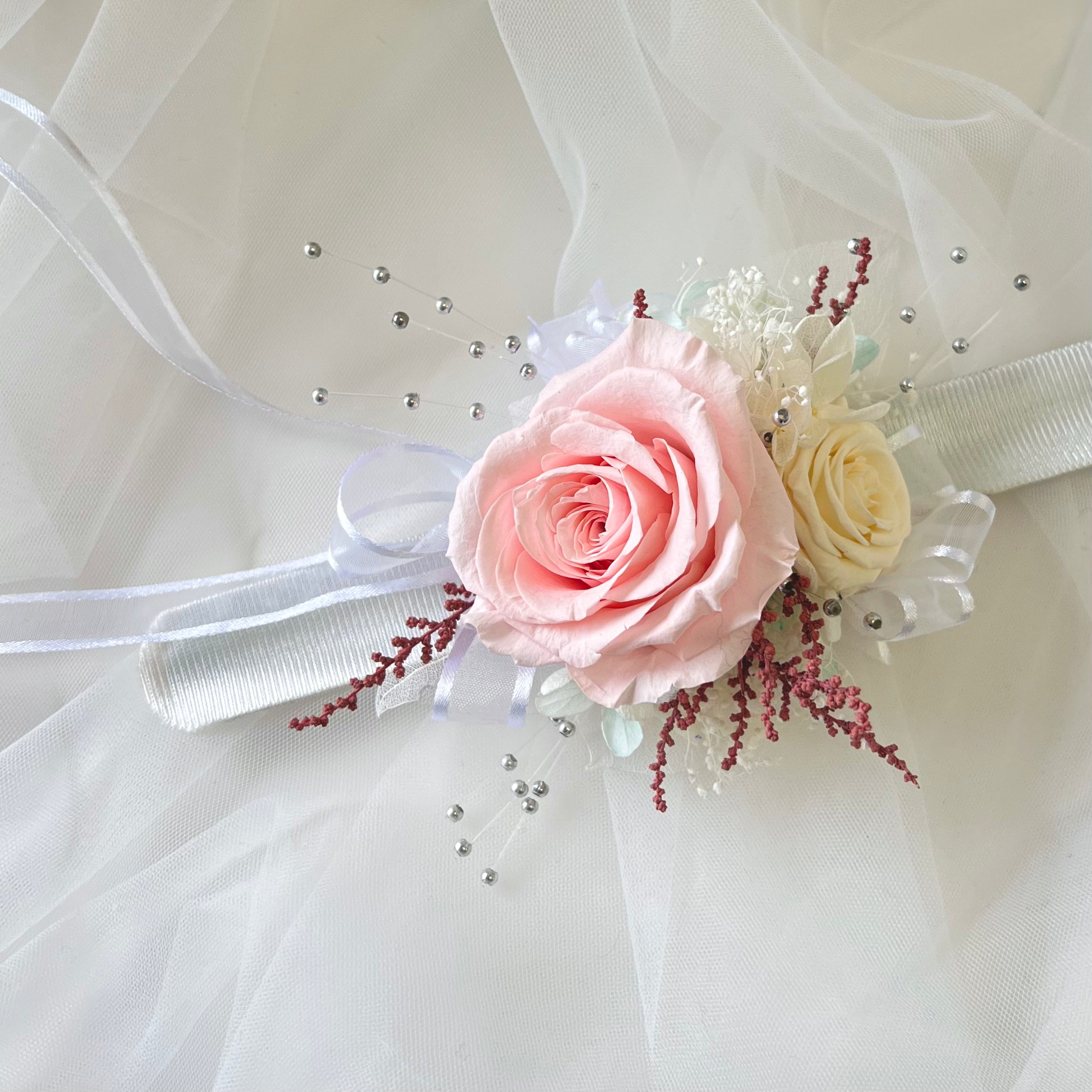 vancouverflowershop, freshbouquet, fresh, roses, freshflowers vancouver, preservedflower, soapflower, Preserved Flower Corsage, prom, 밴쿠버꽃집