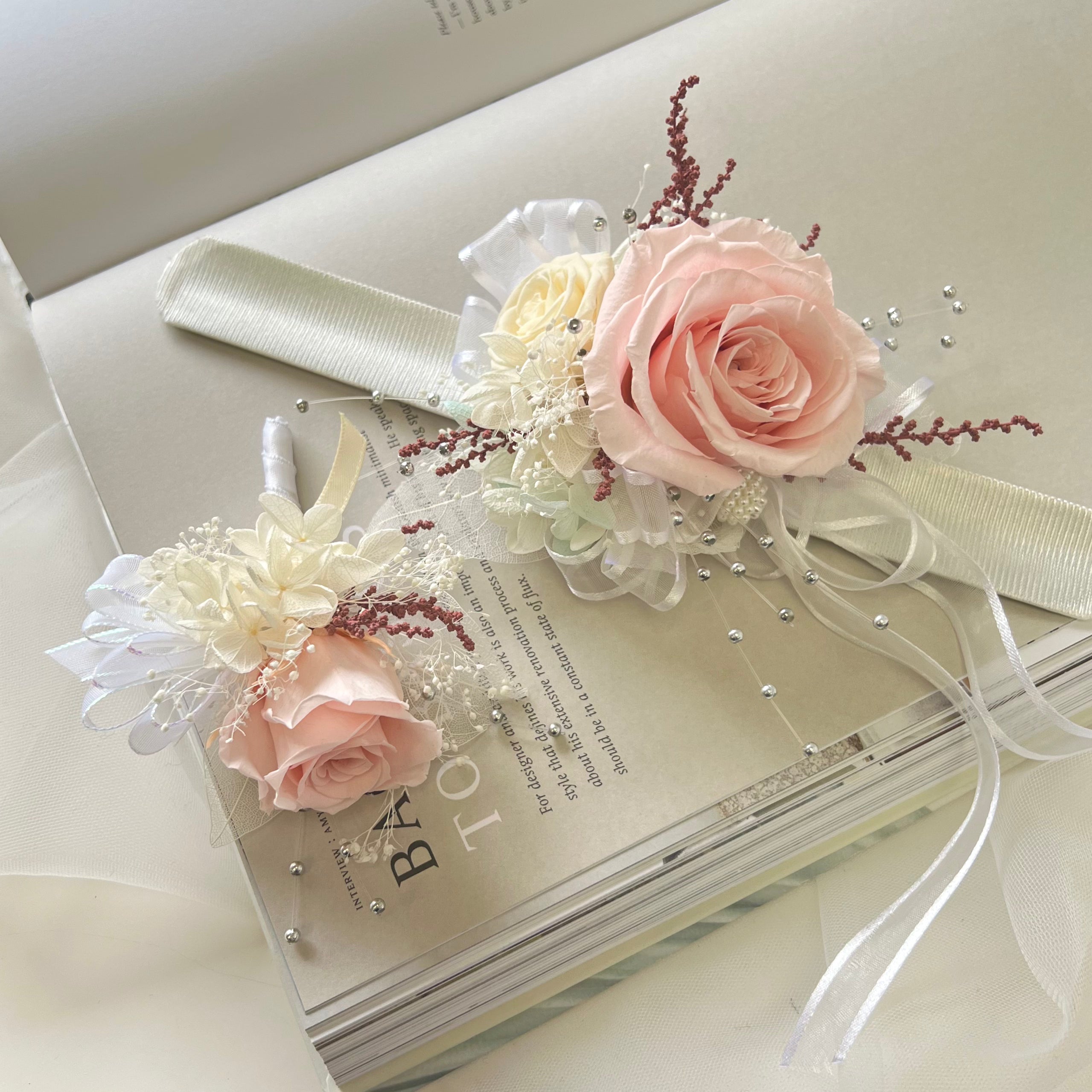 Preserved Flower Boutonniere, vancouverflowershop, freshbouquet, fresh, roses, freshflowers vancouver, preservedflower, soapflower, Preserved Flower Corsage, prom flower, prom party, 밴쿠버꽃집