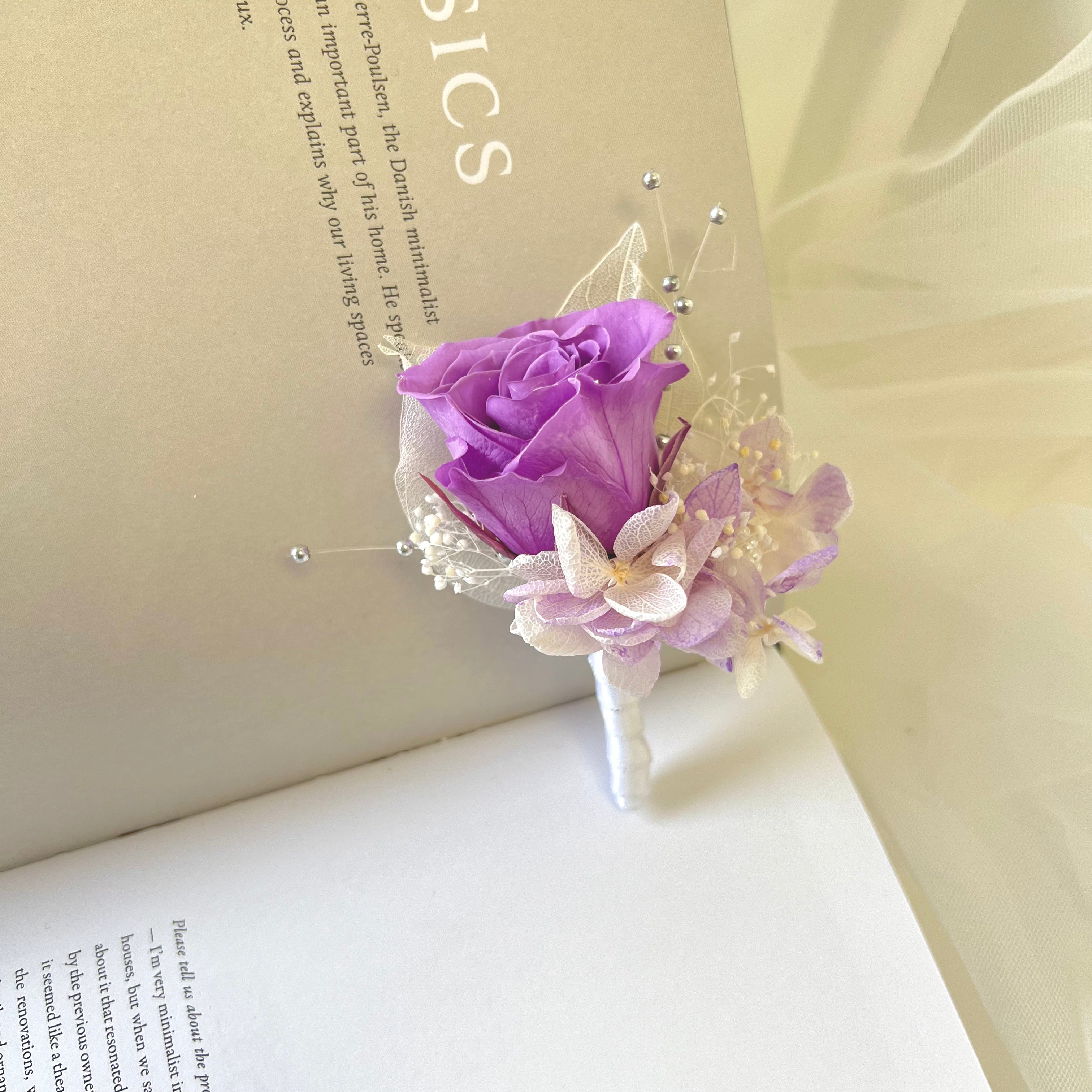 Preserved Flower Boutonnière