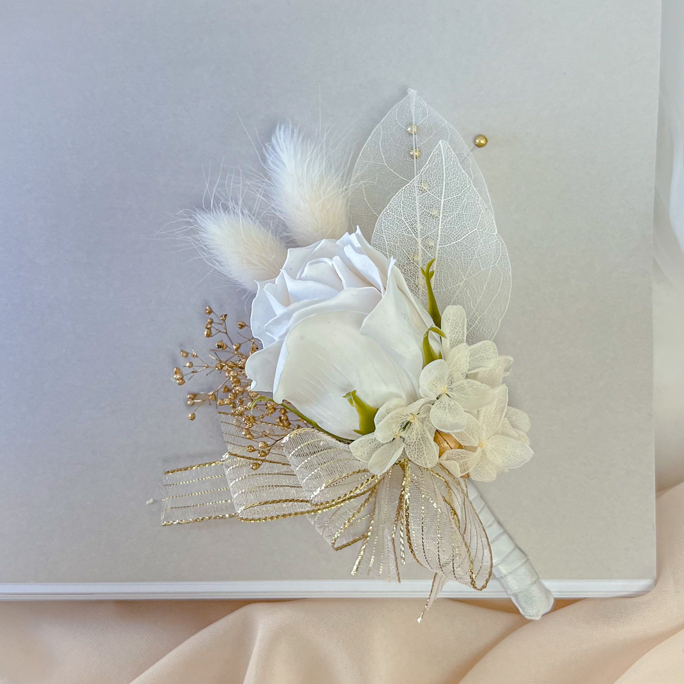 Soap Flower Boutonnière
