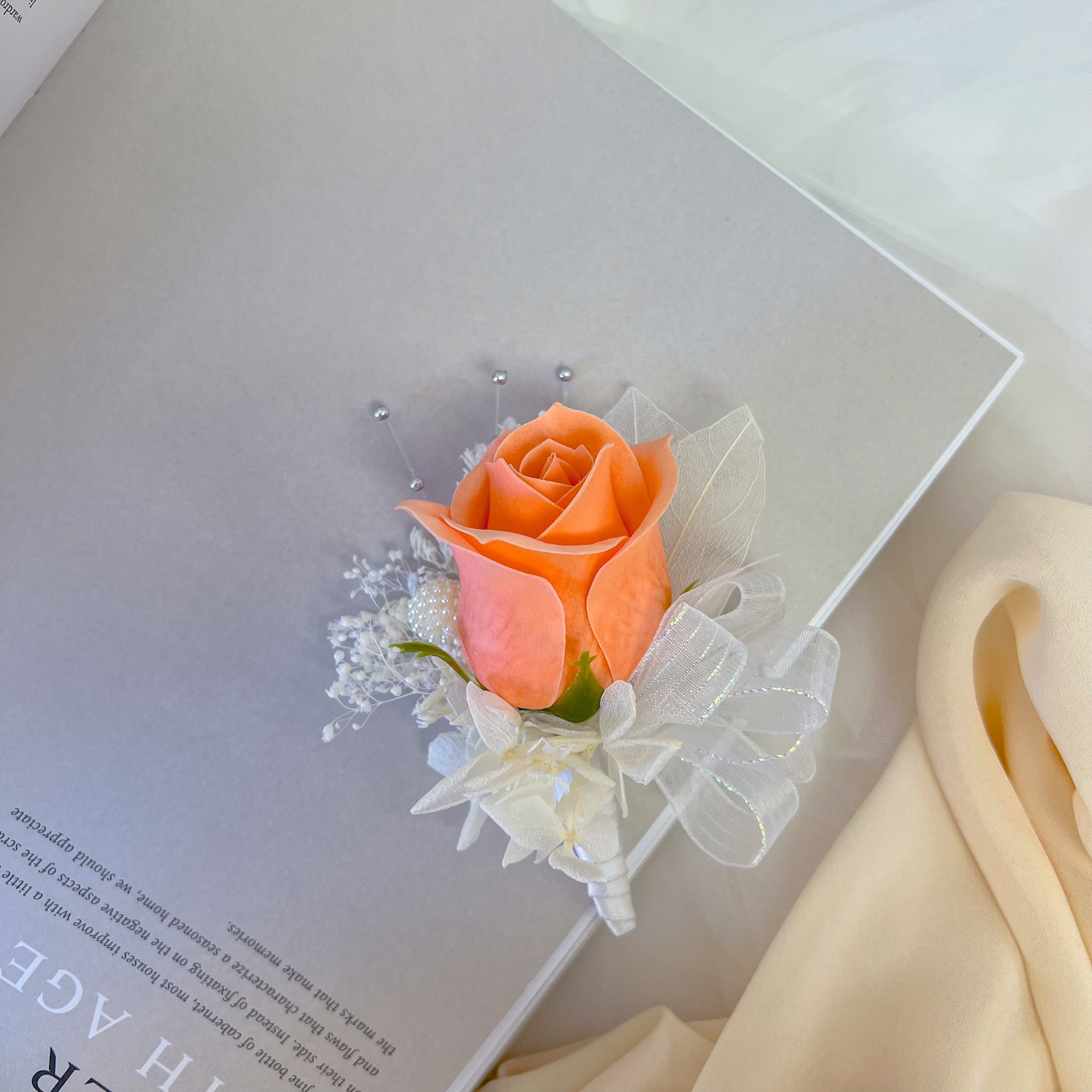 Soap Flower Boutonnière