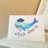 Whale done(Graduation Card)