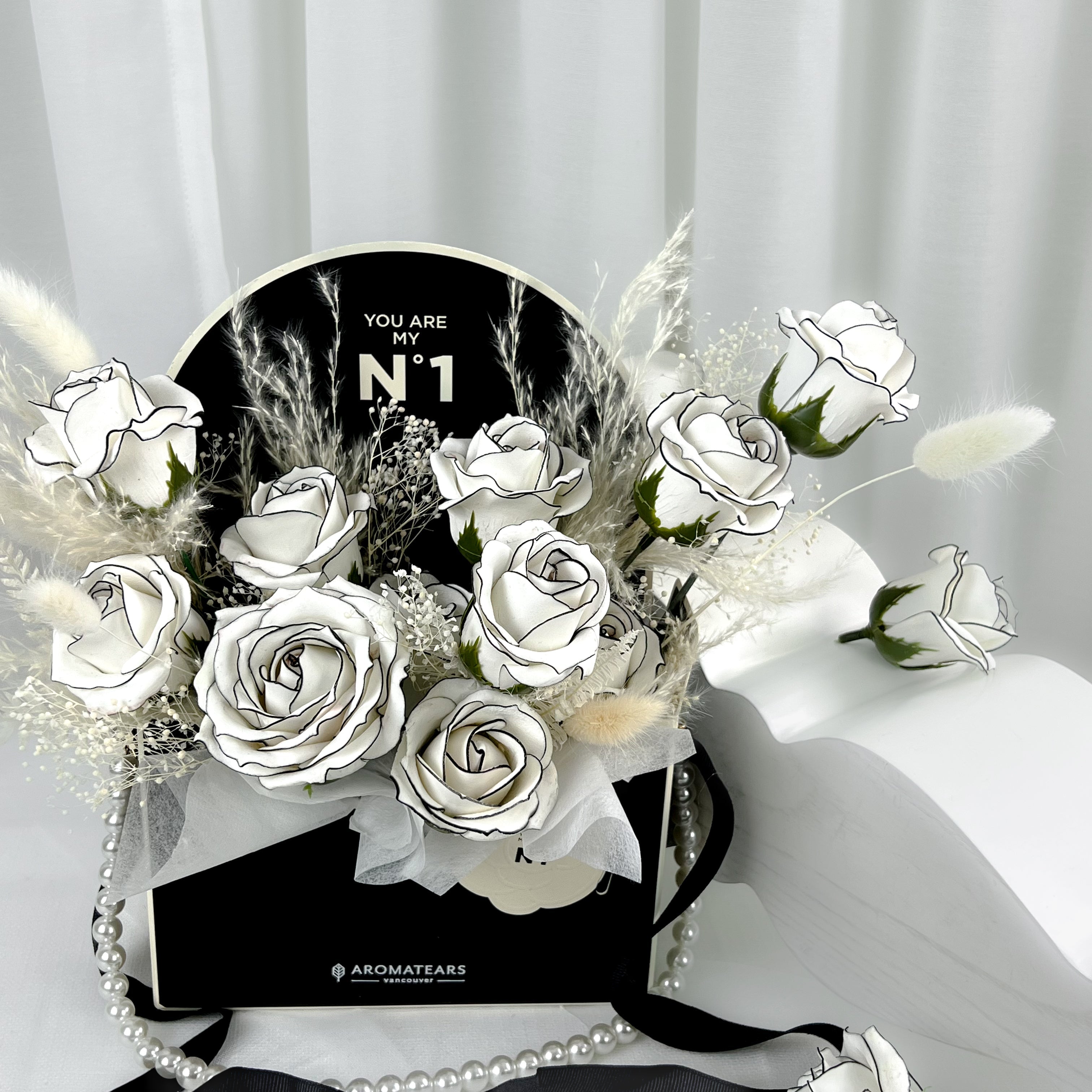 No. 1 Soap Rose Bag - Luxe Collection - Aromatears flower Soap Roses