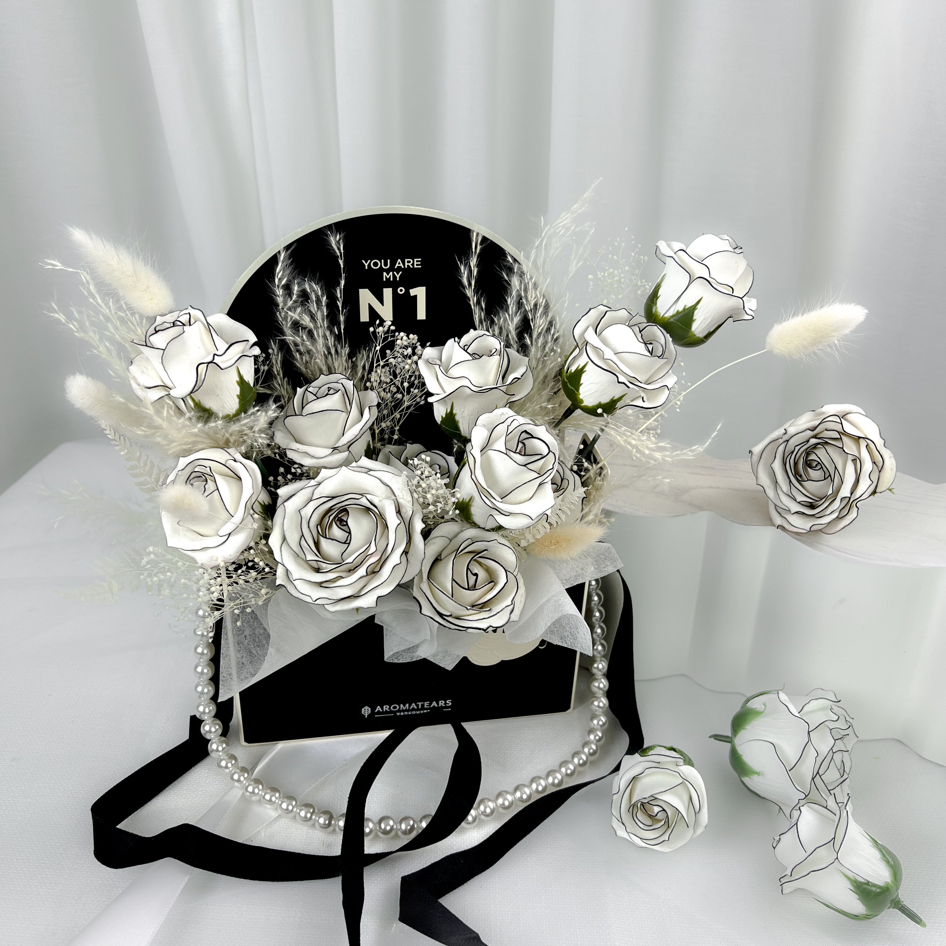 No. 1 Soap Rose Bag - Luxe Collection - Aromatears flower Soap Roses