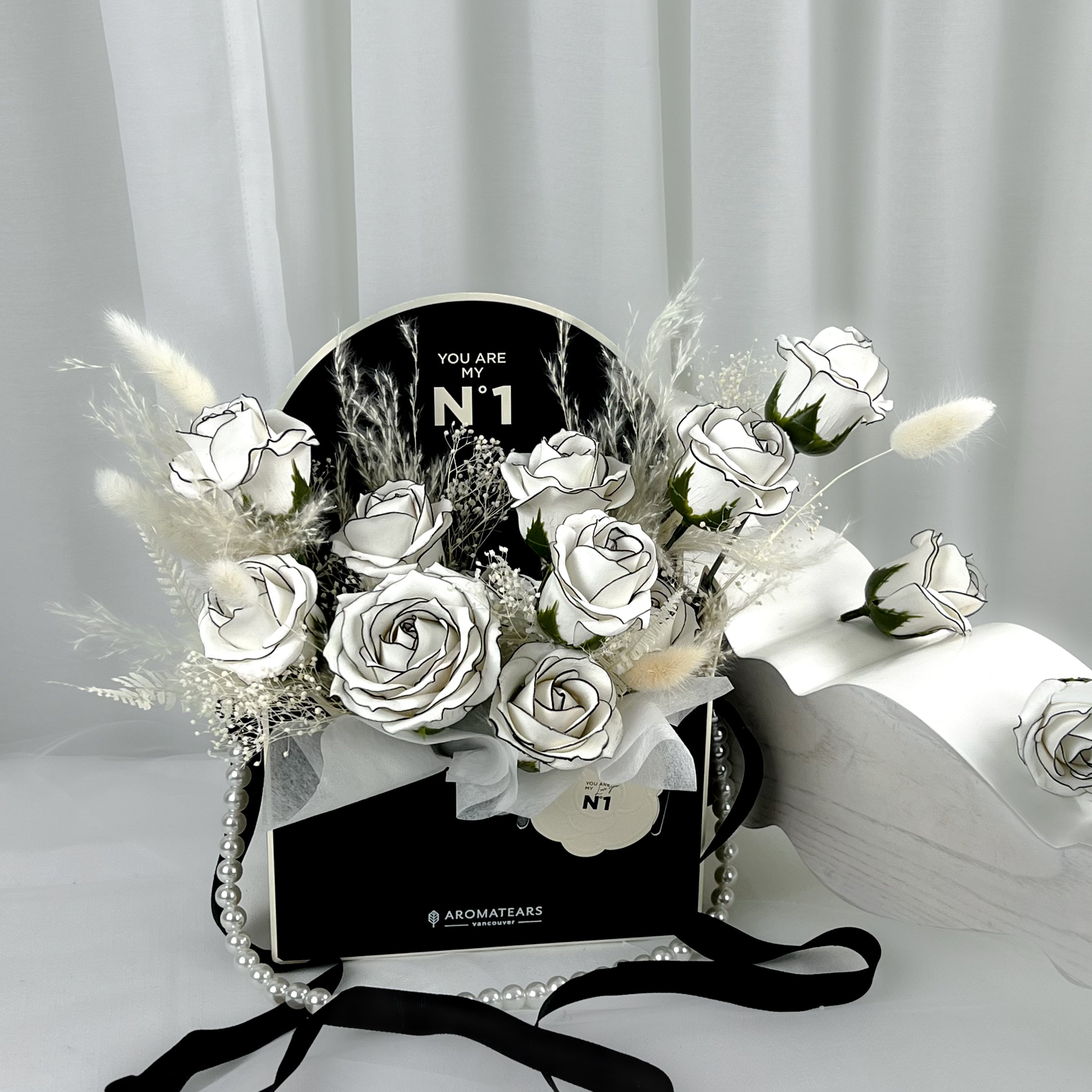 No. 1 Soap Rose Bag - Luxe Collection - Aromatears flower Soap Roses