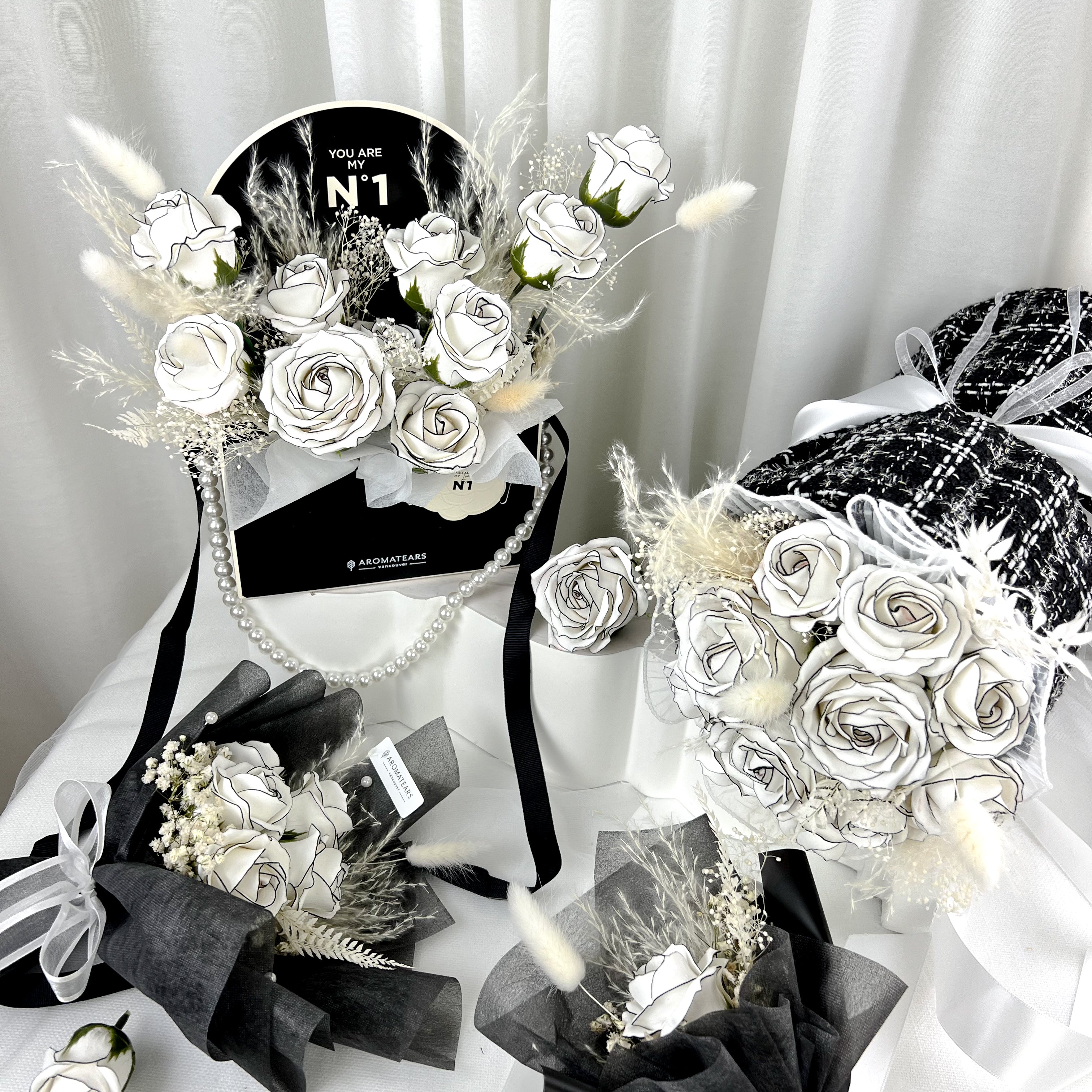 No. 1 Soap Rose Bag - Luxe Collection - Aromatears flower Soap Roses